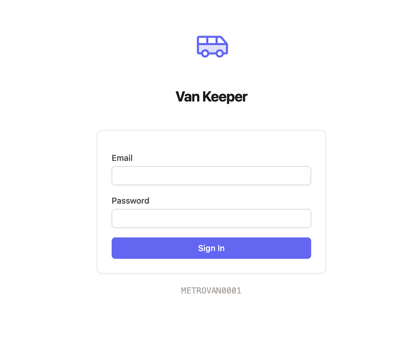 Van Keeper 2024 website login